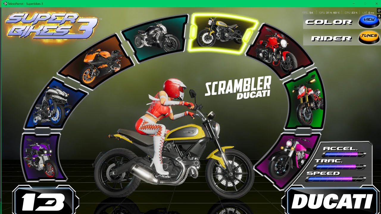 PC ARCADE - FAST AND FURIOUS SUPER BIKES 3 - EXTREME COURSES - SCRAMBLER DUCATI - 4K UK ARCADES