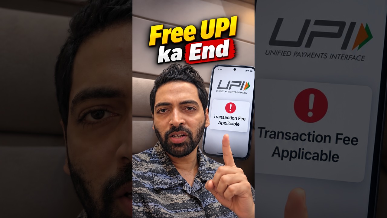 Bad News For UPI Users : New Govt Rule 🚨