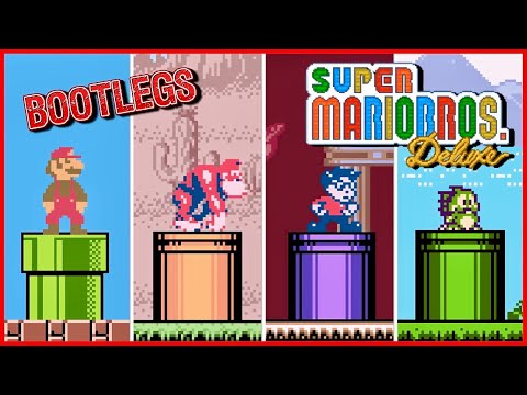 Super Mario Bros. Deluxe Clones Comparison||Game Boy Color Bootlegs