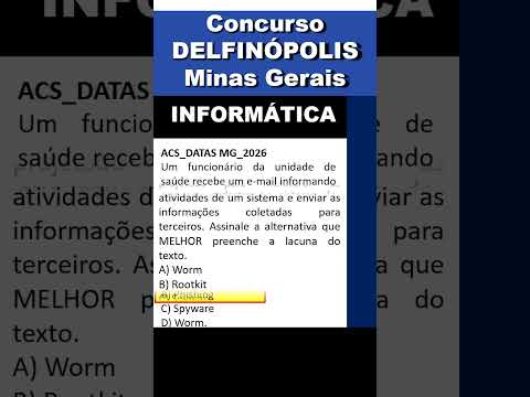 CONCURSO PÚBLICO DO MUNICÍPIO DE DELFINÓPOLIS MG 2026 | Informática Banca IBGP #bancaibgp