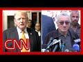 ‘Broken down fool’: Trump comments on Robert De Niro outside court