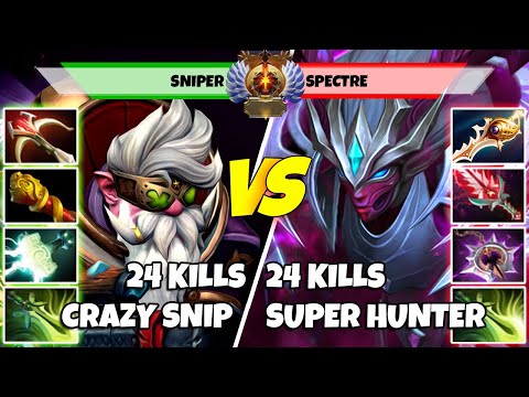SNIPER (Mid) vs SPECTRE (Carry) - Epic Battle Of Immortal Rank Dota 2 Players - Z Dota 2