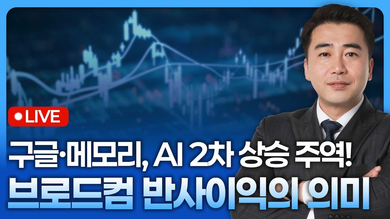 구글과 메모리가 AI 2차 상승 파동의 주역 될 것 예상 적중! 브로드컴 ASIC가 반사이익의 의미| 종목쇼 '이경