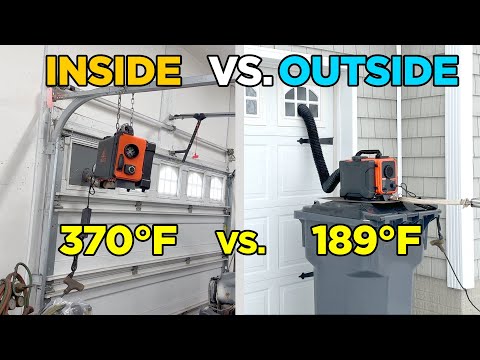Comparing 8kw Diesel Heater - Inside vs Outside for most efficient way to Heat Garage