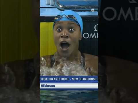 Плавание The Unforgettable Winning Reaction of Alia Atkinson #winner #swimmer #AliaAtkinson #worldrecord