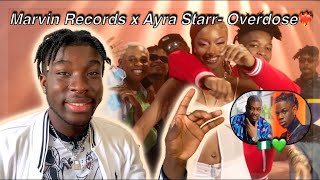 WHERE’S REMA😱| MAVIN RECORDS - OVERDOSE (Video) REACTION ft. Ayra Starr, Boy Spyce, Magixx + More