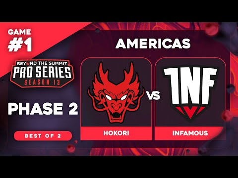 Hokori vs Infamous Game 1 - BTS Pro Series 13 AM: Phase 2 w/ Kmart & ET