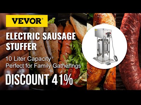 VEVOR 10 30L Vertical Sausage Stuffer Automatic Filling Machine Food Processors Kitchen Accessories
