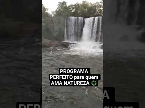 A PAISAGEM que te faz querer conhecer Juscimeira: Cachoeira do Prata 🌊