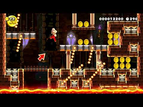 Super Mario Maker 2: 1-🔥| Firey Fortress
