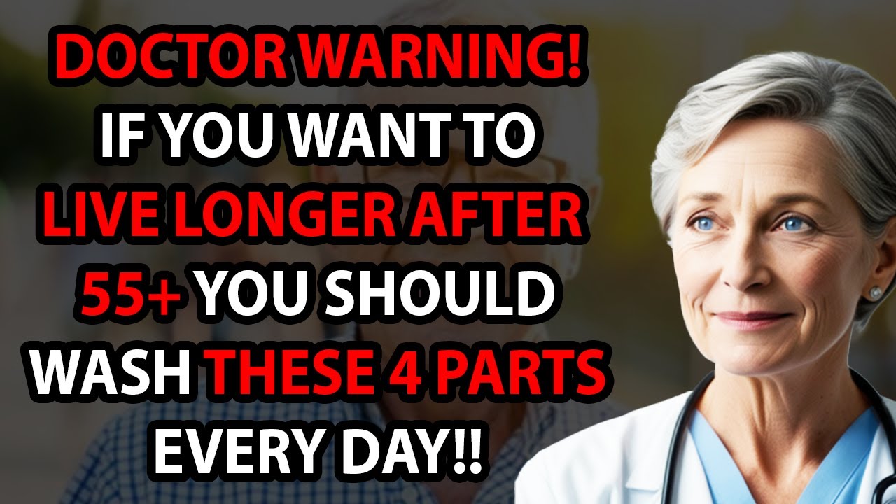 SENIOR'S BEWARE! Wash THESE 4 AREAS Daily if you wish to live past 55