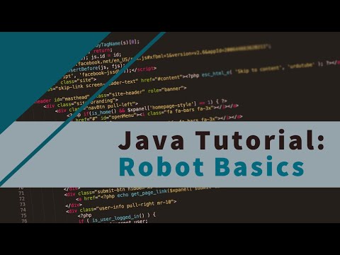 Java Robot Tutorial