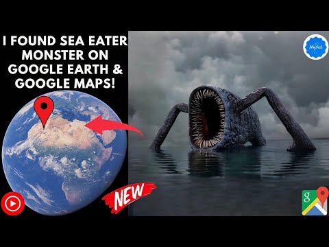 Ich habe das Sea Eater Monster im echten Leben auf Google Earth gefunden! #mystisk