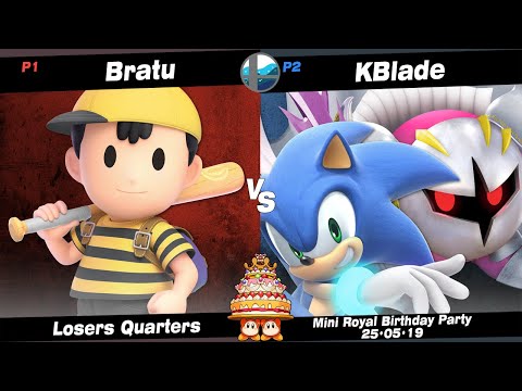 MRBP: SU:/ Bratu (Ness) vs KBlade (Meta Knight, Sonic) - Losers Quarters