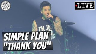 Simple Plan "Thank You" LIVE