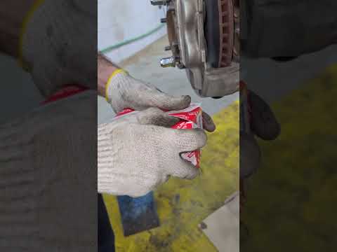 Toyota land cruiser Prado front brake noise fixed #automotive #carpart #garage #mechanic #trick