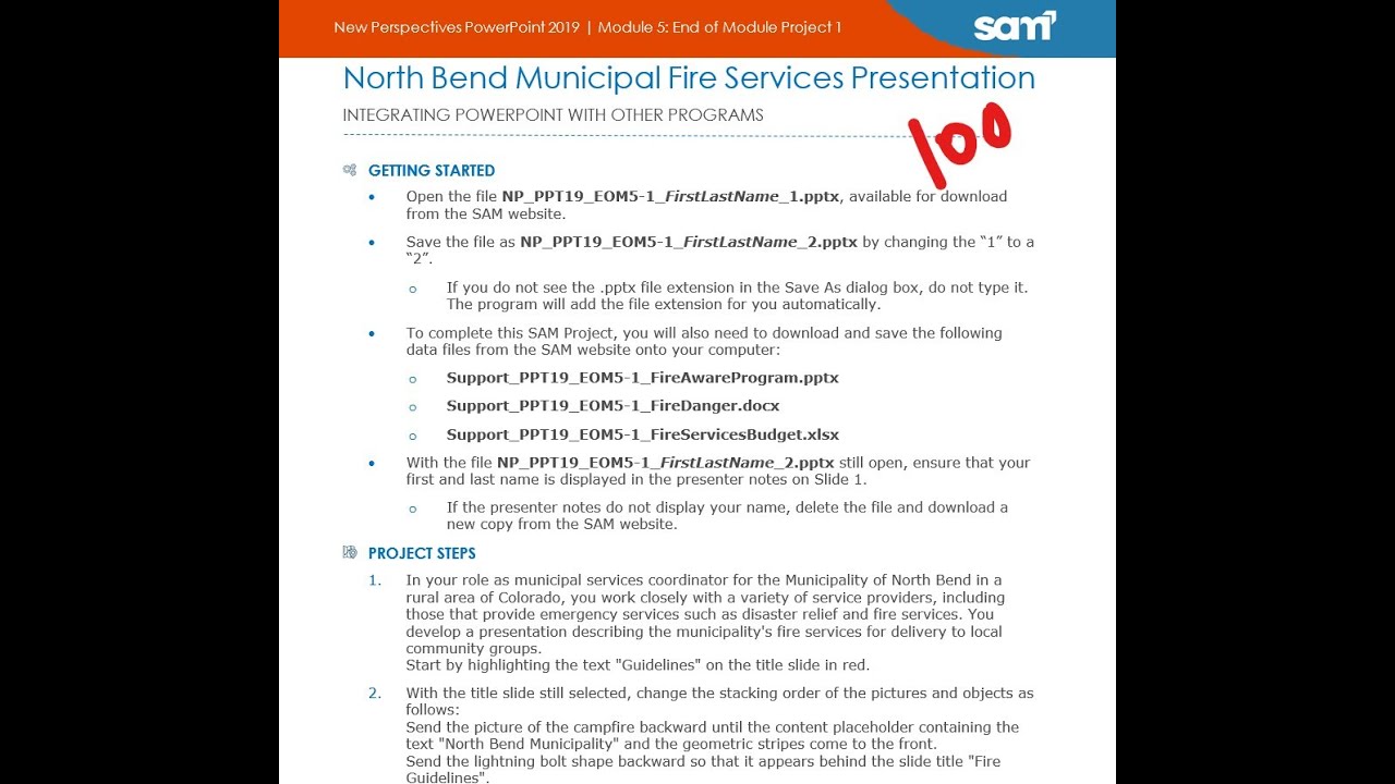 New Perspectives PowerPoint 2019 | Module 5: End of Module Project 1