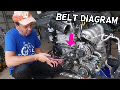 2013 chrysler 200 serpentine belt diagram