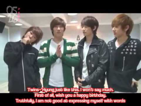 [ENG] 120504 BOYFRIEND - Staff Diary _Jo Twins Birthday Party! [Member's Birthday Message]