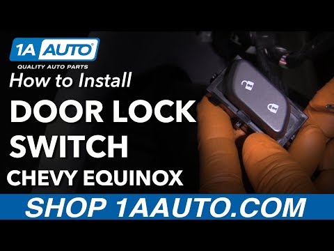 How to Replace Front Power Door Lock Switch 10-17 Chevy Equinox
