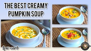 The Best Creamy Pumpkin Soup | Thick, Creamy, Flavorful & Irresistible | Vegan & Dairy Free Options