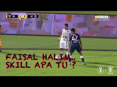 Nampak pelik.. Faisal Halim kelirukan Arif Aiman dengan skill terbaik.. hehehe..