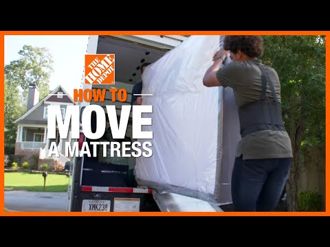 Part of a video titled How to Move a Mattress | The Home Depot - YouTube