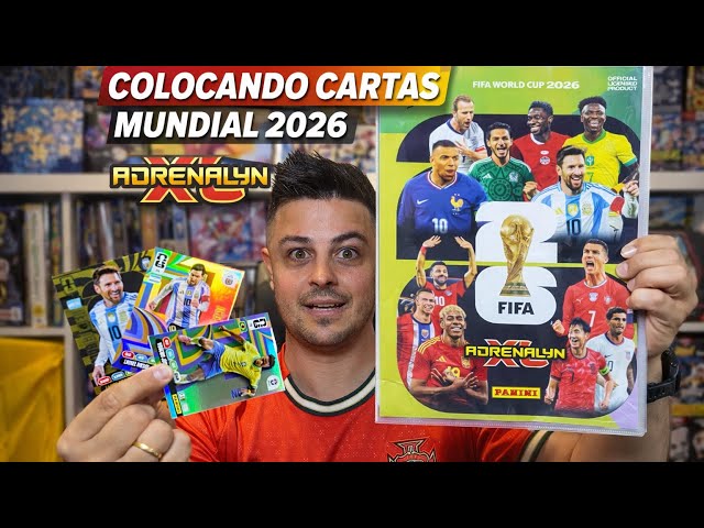 Vídeo relacionado con Album Adrenalyn XL Mundial 2026 | Megapack Lanzamiento Adrenalyn FIFA World Cup 2026 con Cartas de Futbol, Archivador y Sobres | Album de cromos Futbol Copa Mundial Panini (Álbum Cartas Adrenalyn)