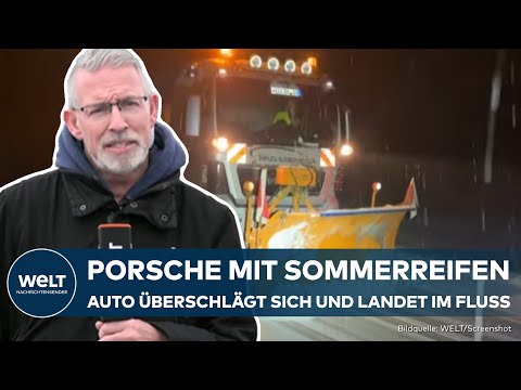 DEUTSCHLAND: Schnee und Glätte - Sommerreifen im Winter - Teure Fehler auf Deutschlands Straßen