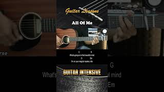 All Of Me - John Legend | EASY Guitar Lessons with Chords / Lyrics
