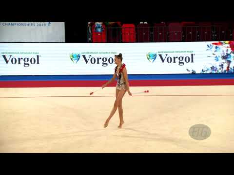 OSADA Laura (POL) - 2019 Rhythmic Junior Worlds, Moscow (RUS) - Qualifications Clubs