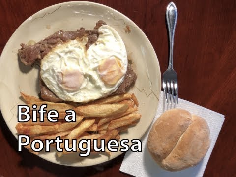 Bife a Portuguesa (Steak, Eggs and Fries)
