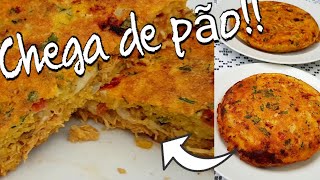 CUSCUZ DE FRIGIDEIRA TEMPERADO E RECHEADO PARA O CAFÉ DA MANHÃ! | FRANGO COM REQUEIJÃO