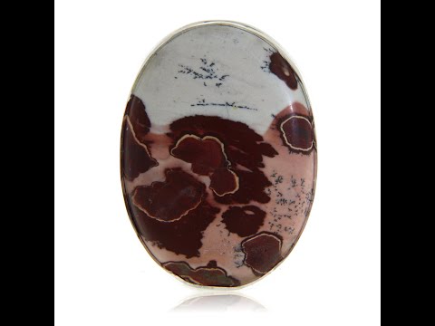 Inel Argint 925 Jasp dendritic Natural - Unic si Inspirat de Natura