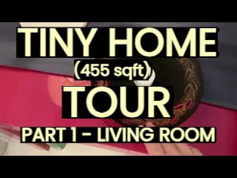 Frugal Living - Singlewide Mobile Home Tour - Frugal - Frugal Tips - Tiny Home Tour - Living Room