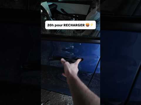 20H de RECHARGE pour une TESLA ! 🤯⚡️ #automobile #tesla #auto