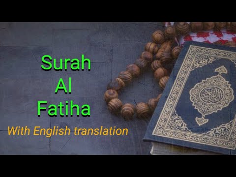 Surah 1 Al-Fatiha Arabic and English Translation with meaning || سورة الفاتحة || #MuslimHabits