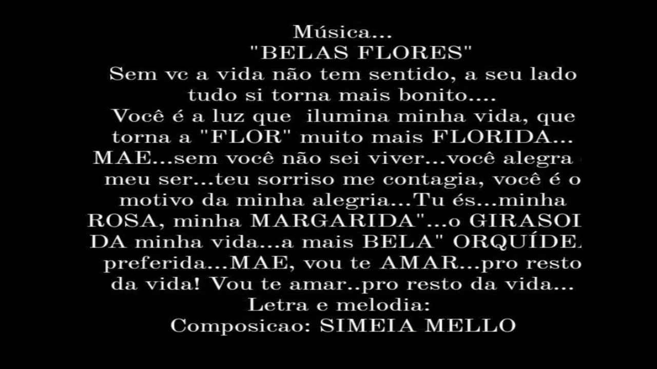 Música: Belas Flores