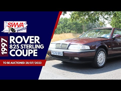 LOT 20 - Rover 825 Sterling Coupe 1997 | SWVA 28th July 2023 Classic Car Auction