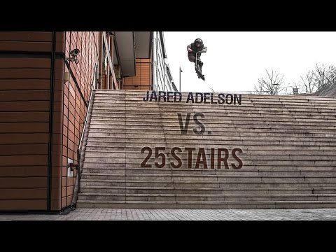 WORLD'S BIGGEST STAIRSET EVER JUMPED | Jared Adelson Vs. Lyon 25