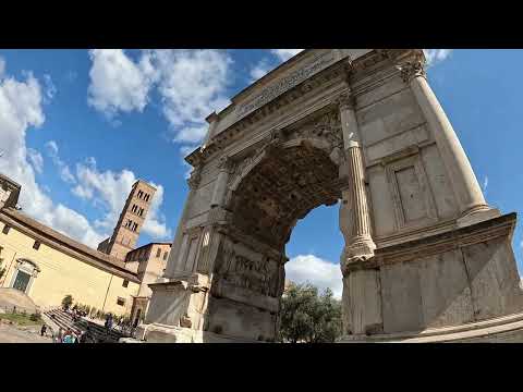 2022 ROME [ Palatine Hill & Roman Forum ] | Walking Tour 4K UHD