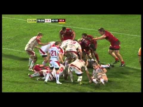Ulster v Scarlets 04/01/2013 Neil McComb Try