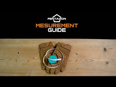 How to measure the size of Pentagon Tactical gloves