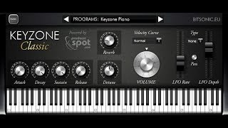 Video thumbnail for Keyzone Classic Free Piano Demonstration by BITSONIC AUDIO
