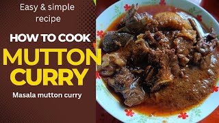 DHABA STYLE MUTTON MASALA CURRY😋 bhut hi asan recipe