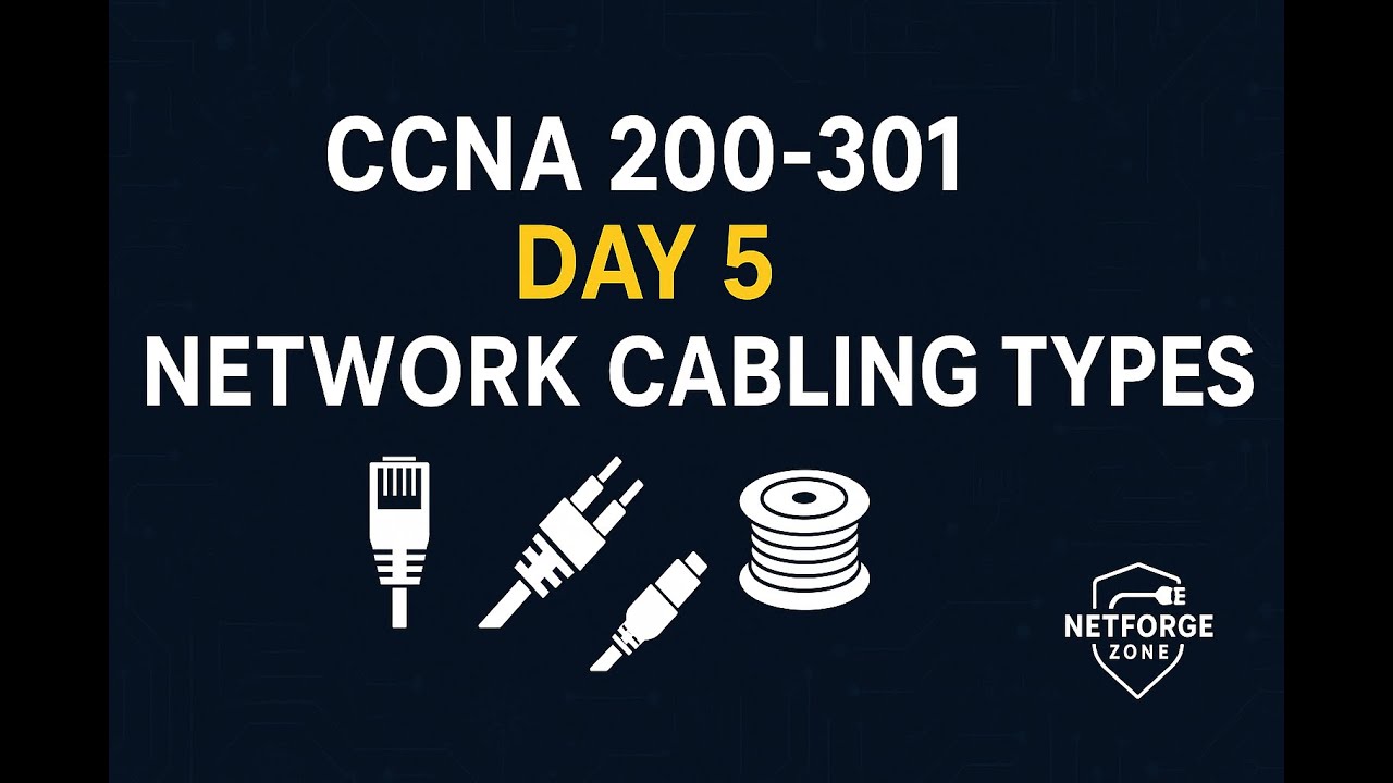 CCNA Day 5 Network Cabling Types