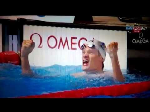 Yannick Agnel won the Men 200m Freestyle Final World Championship 2013 Barcelona