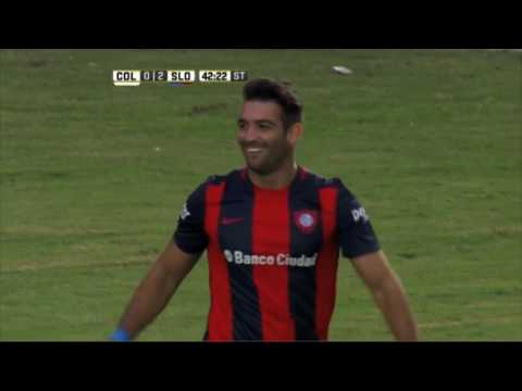 Primera División 2016 - Gol de Cauteruccio  Colón 0 – San Lorenzo 2  Fecha 15
