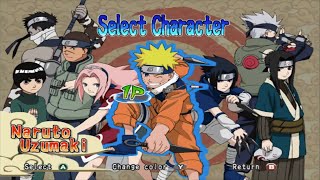 Naruto: Clash of Ninja Opening and All Characters [GameCube]