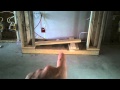 How we frame a built in gas Fireplace 